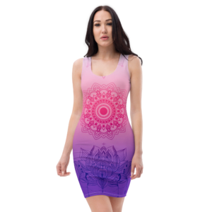 Blush Mandala Mini Dress